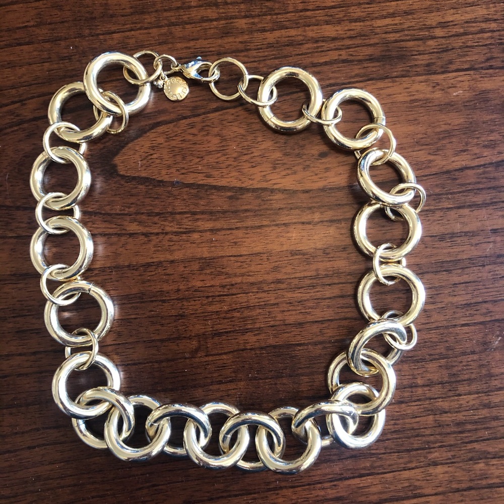 Gold chain link chocker